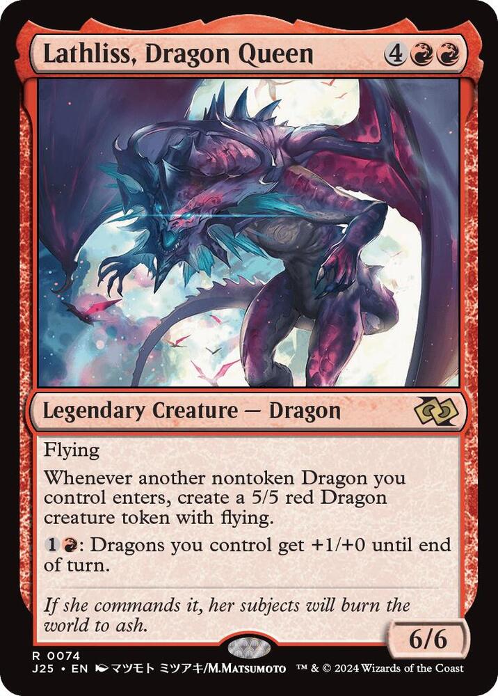 Lathliss, Dragon Queen - Red