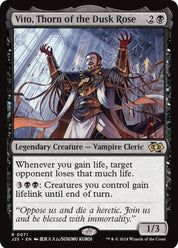 Vito, Thorn of the Dusk Rose - Black