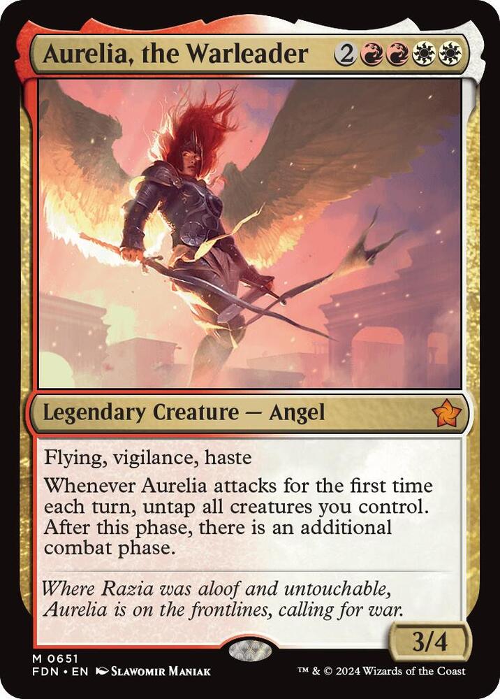 Aurelia, the Warleader - Red/White