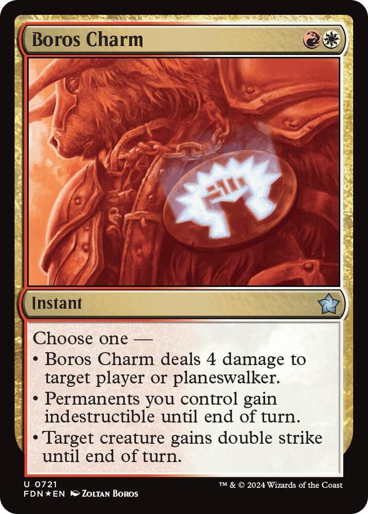 Boros Charm - Red / White