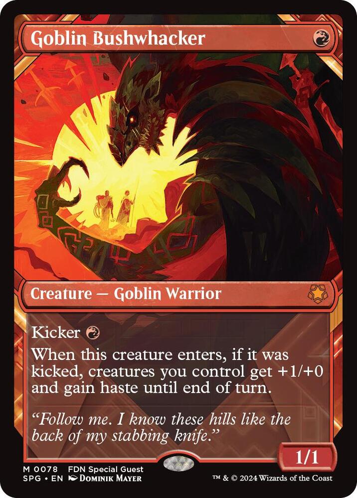 Goblin Bushwhacker - Red