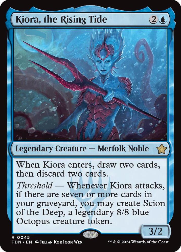 Kiora, the Rising Tide - Blue