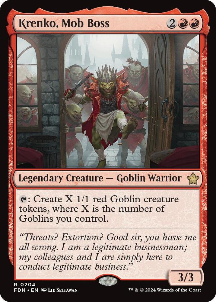 Krenko, Mob Boss - Red