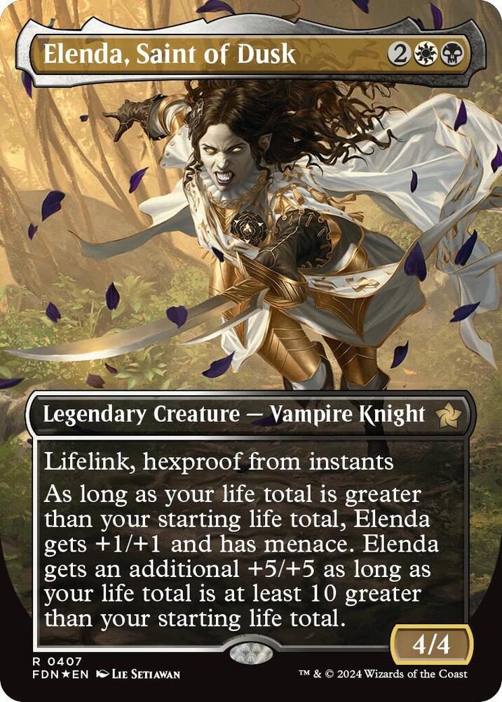 Elenda, Saint of Dusk - White/Black