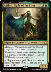 Lathril, Blade of the Elves - Black/Green