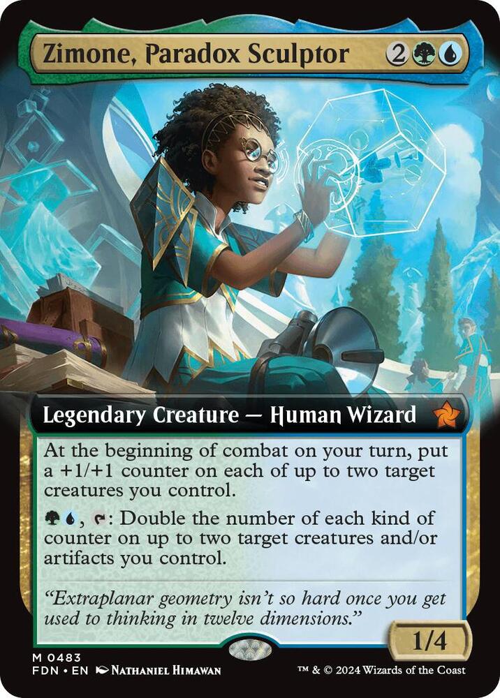Zimone, Paradox Sculptor - Green/Blue