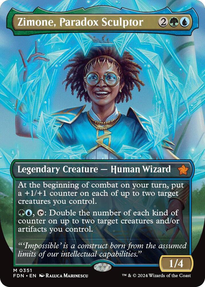 Zimone, Paradox Sculptor - Green/Blue