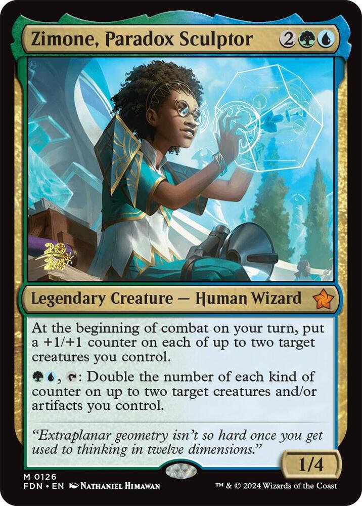 Zimone, Paradox Sculptor - Green/Blue