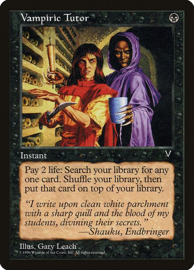 Vampiric Tutor - Black – Infinity Flux