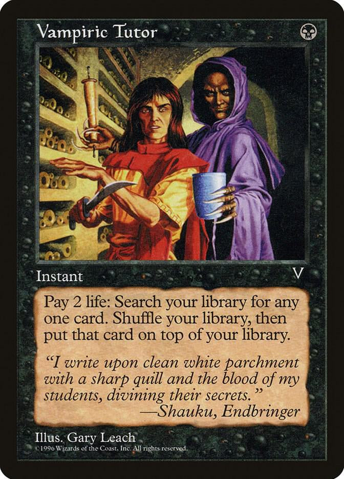 Vampiric Tutor - Black