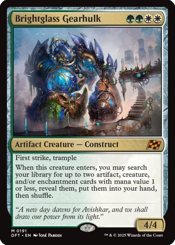 Brightglass Gearhulk - Artifact Construct - Multi-Color