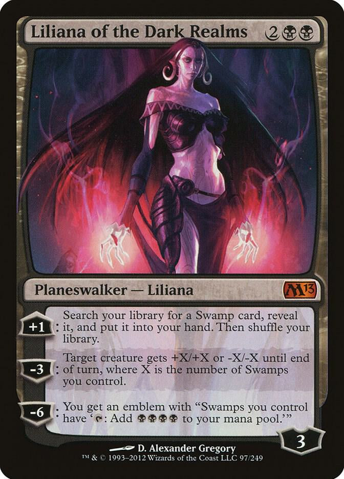 Liliana of the Dark Realms - Black