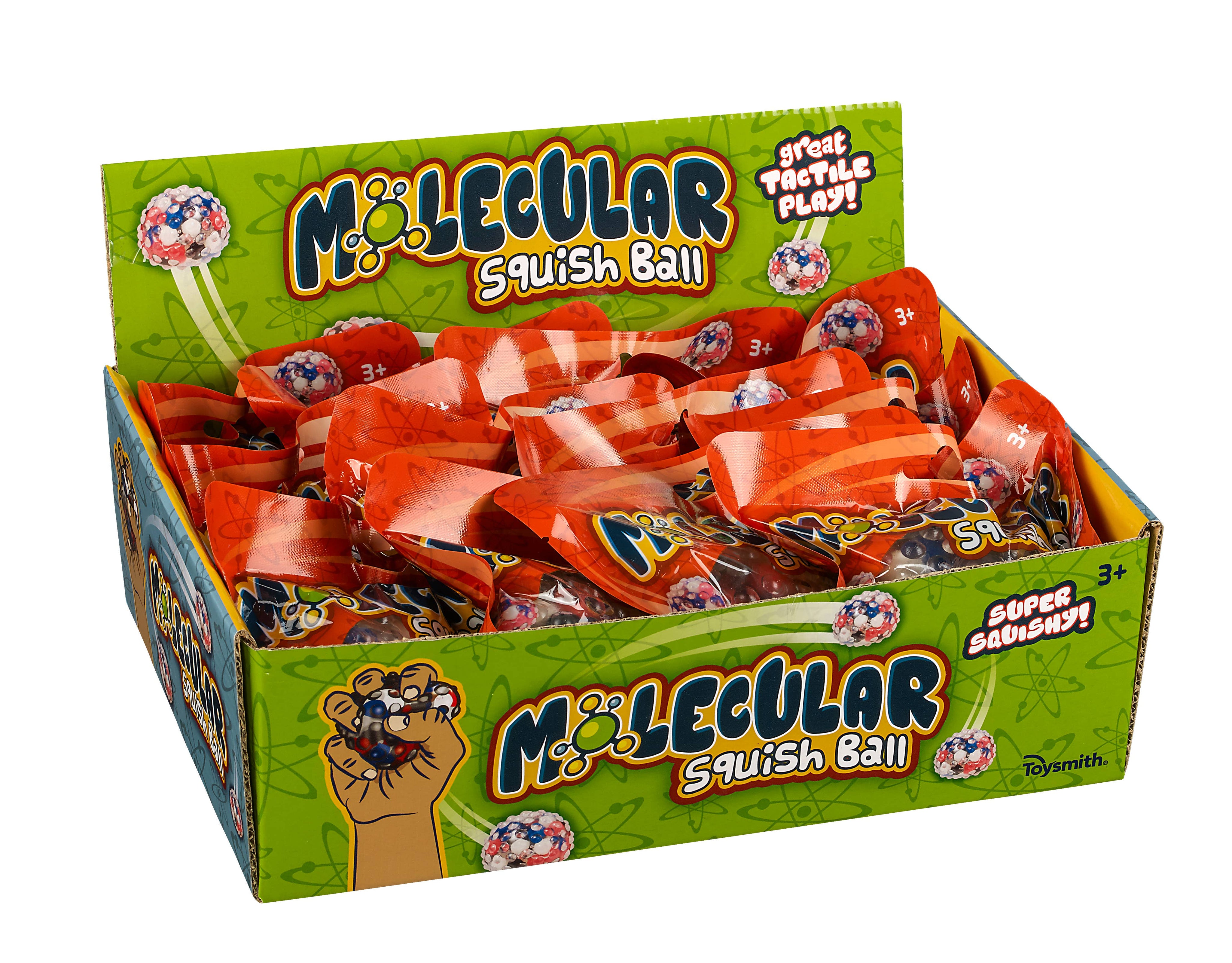 Molecular Squish Ball, Tactile Play, Fidget Toy