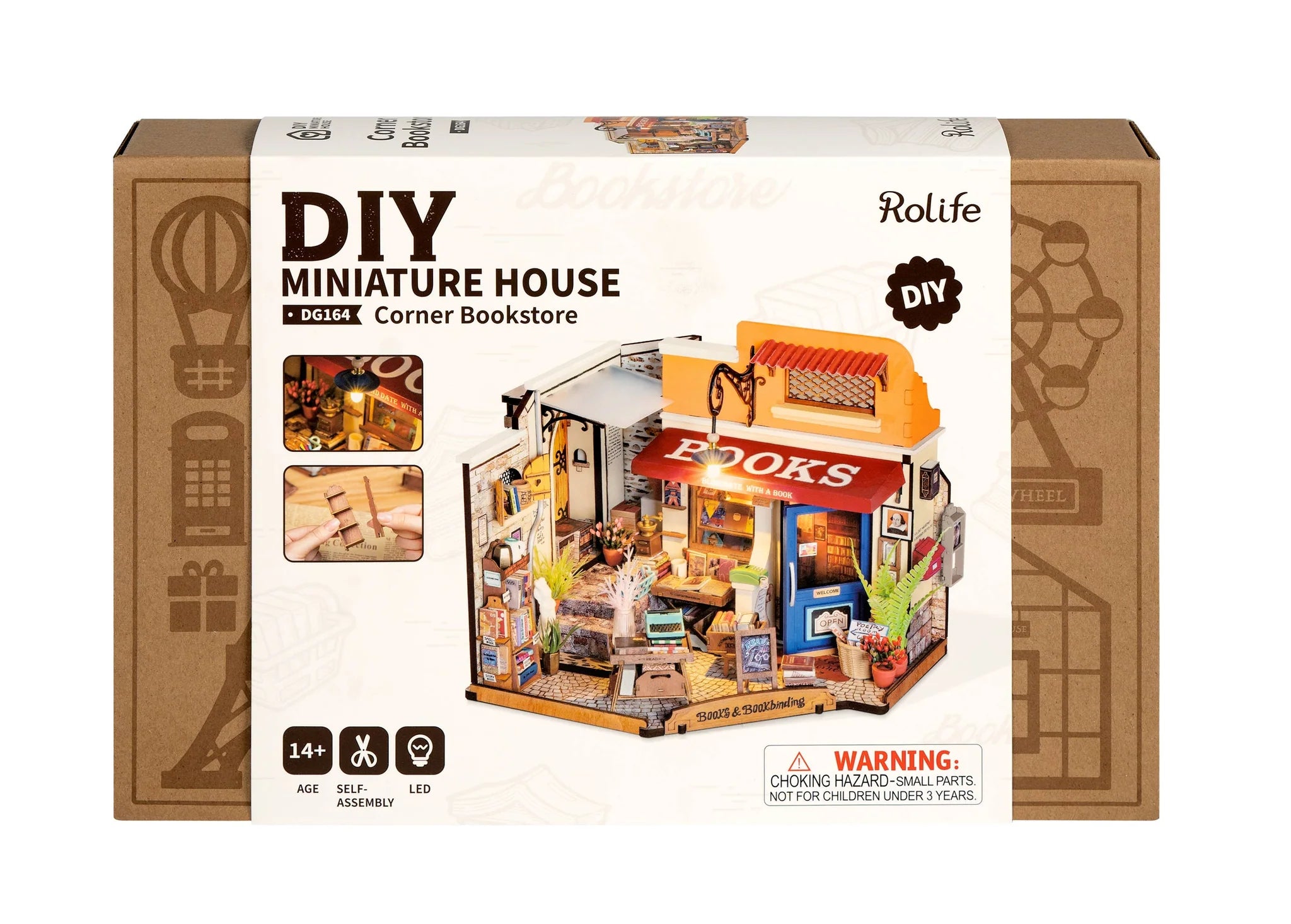 DIY Miniature House | Corner Bookstore