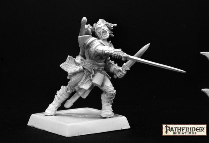 Valeros, Iconic Male Human Fighter - Reaper Miniatures