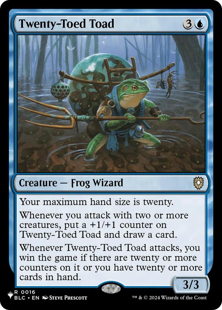 Twenty-Toed Toad - Blue