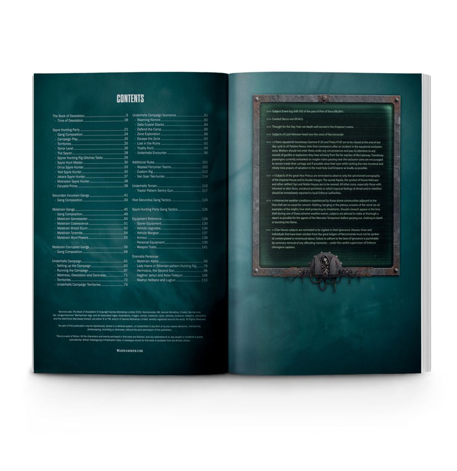 Warhammer Necromunda: The Book of Desolation