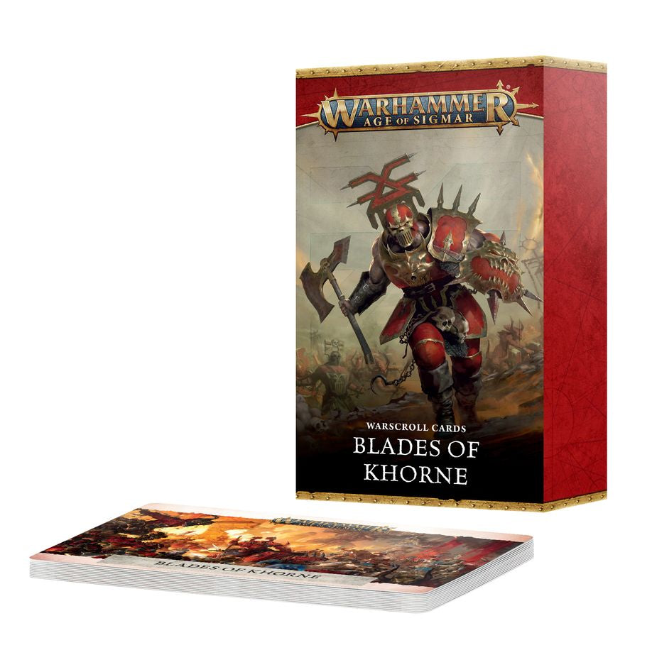 Warhammer Age of Sigmar: Warscroll Cards: Blades of Khorne