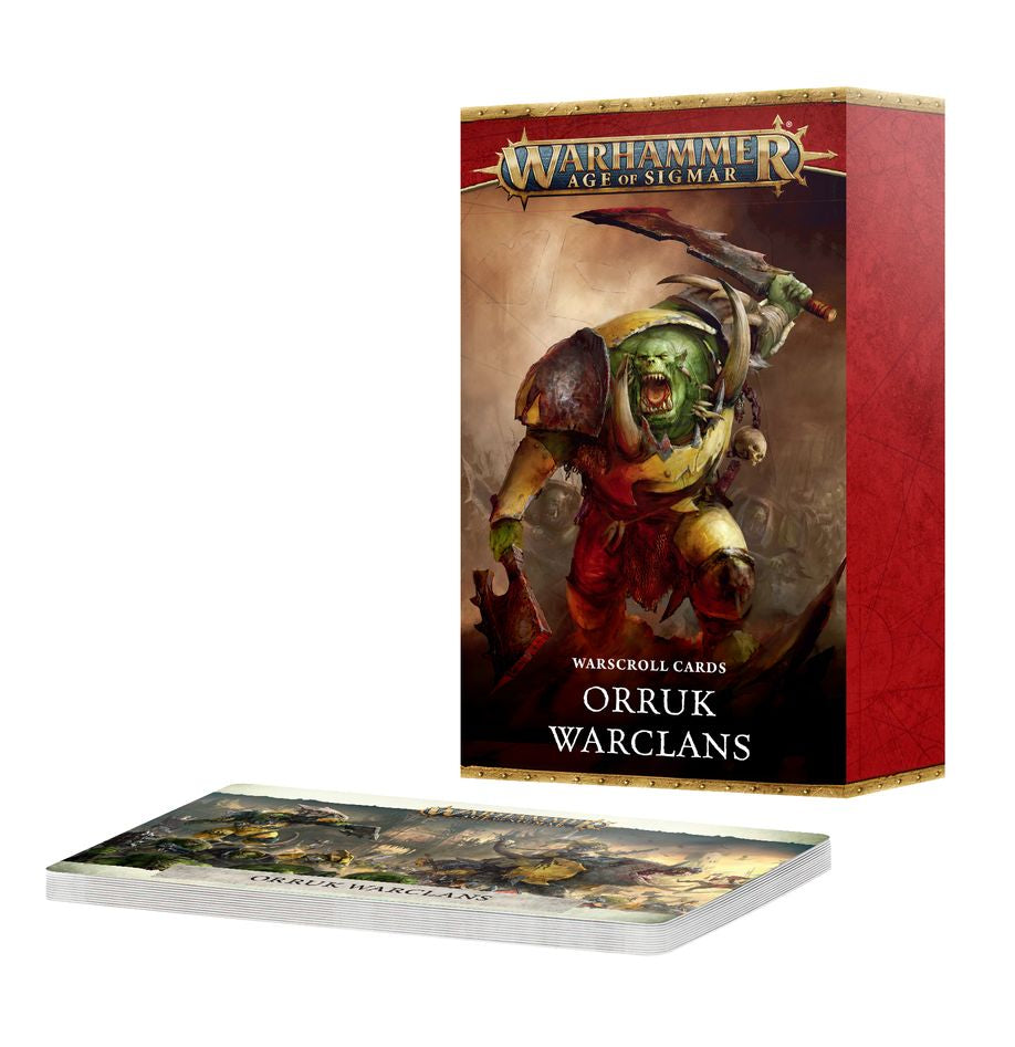 Warhammer Age of Sigmar: Warscroll Cards - Orruk Warclans