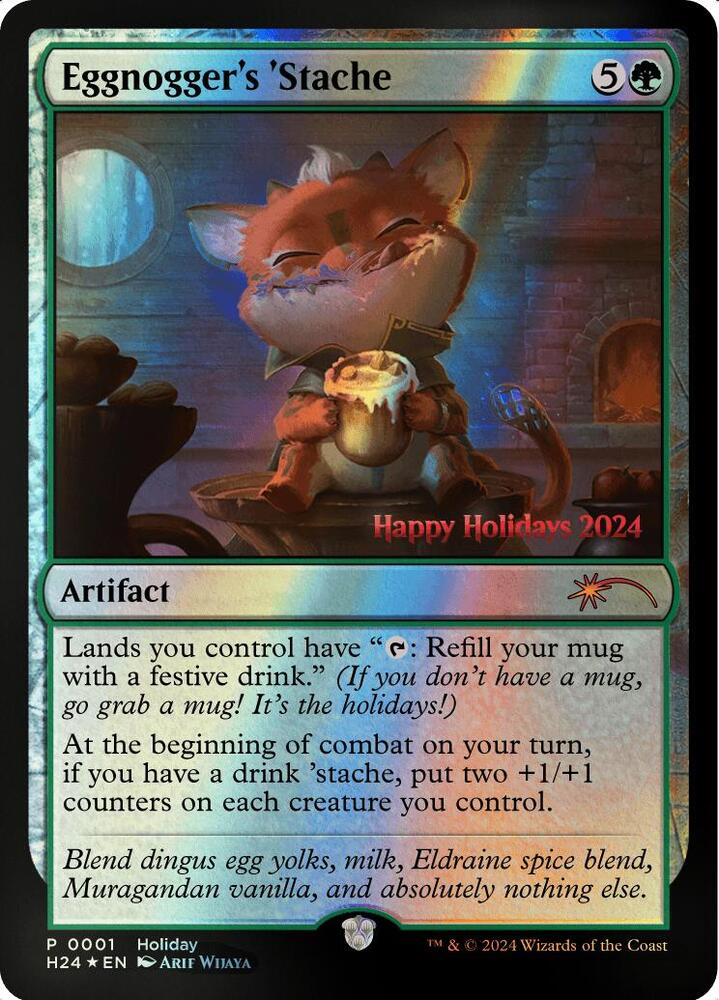 Eggnogger's Stache - Green