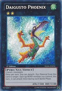 Daigusto Phoenix - Yugioh - Pyro/XYZ/Effect