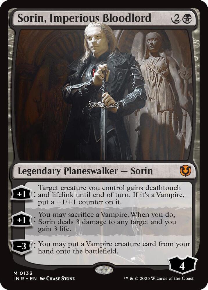 Sorin, Imperious Bloodlord - Black