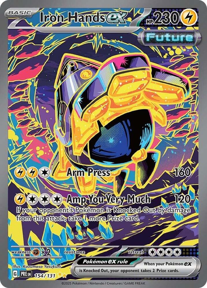 Iron Hands EX - Lightning - 154/131 - SV: Prismatic Evolutions (PRE) Iron Hands EX - Lightning - 154/131 - SV: Prismatic Evolutions (PRE)