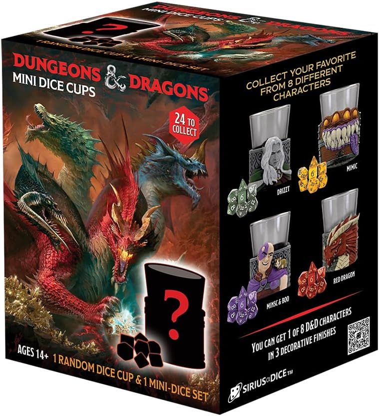 Dungeons & Dragons: Mini Dice Cups