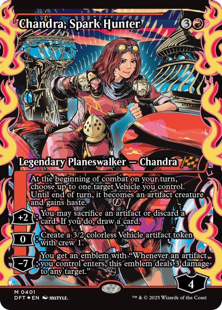Chandra, Spark Hunter - Red