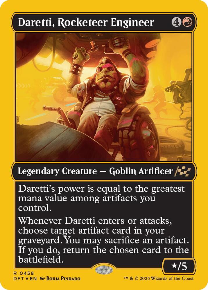 Daretti, Rocketeer Engineer - Red