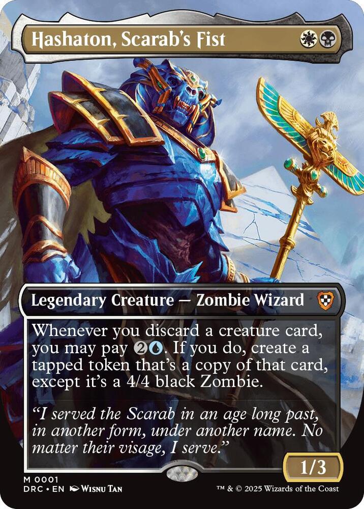 Hashaton, Scarab's Fist - White/Black