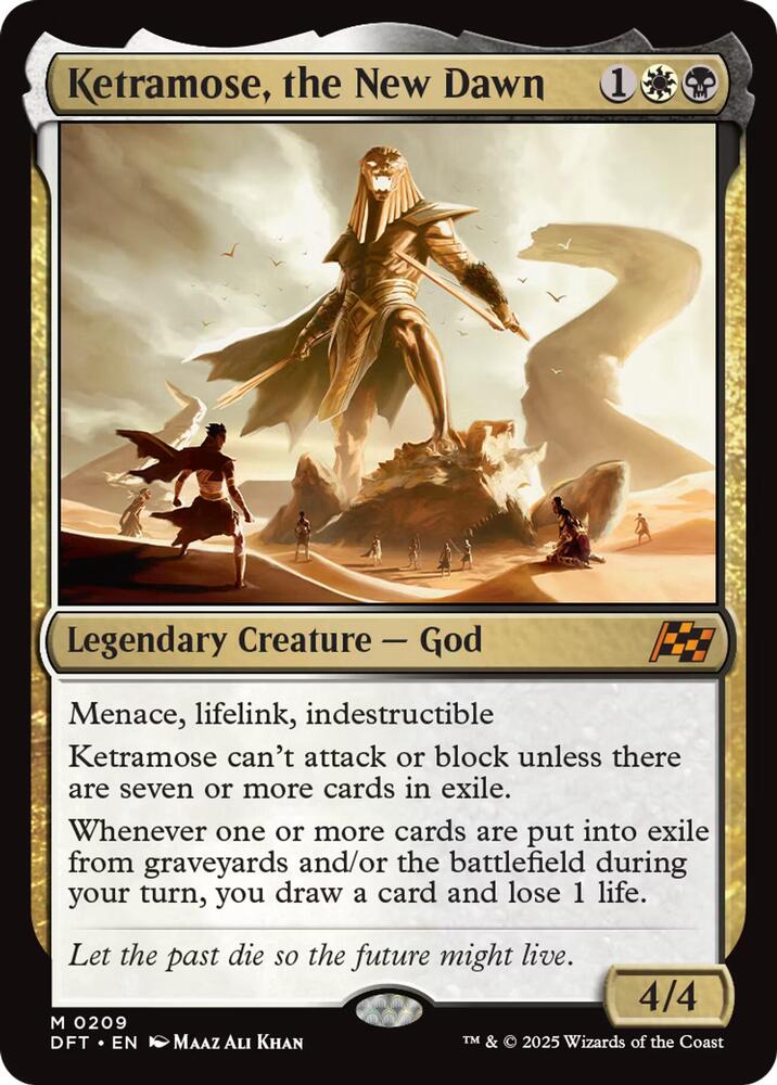 Ketramose, The New Dawn - White / Black