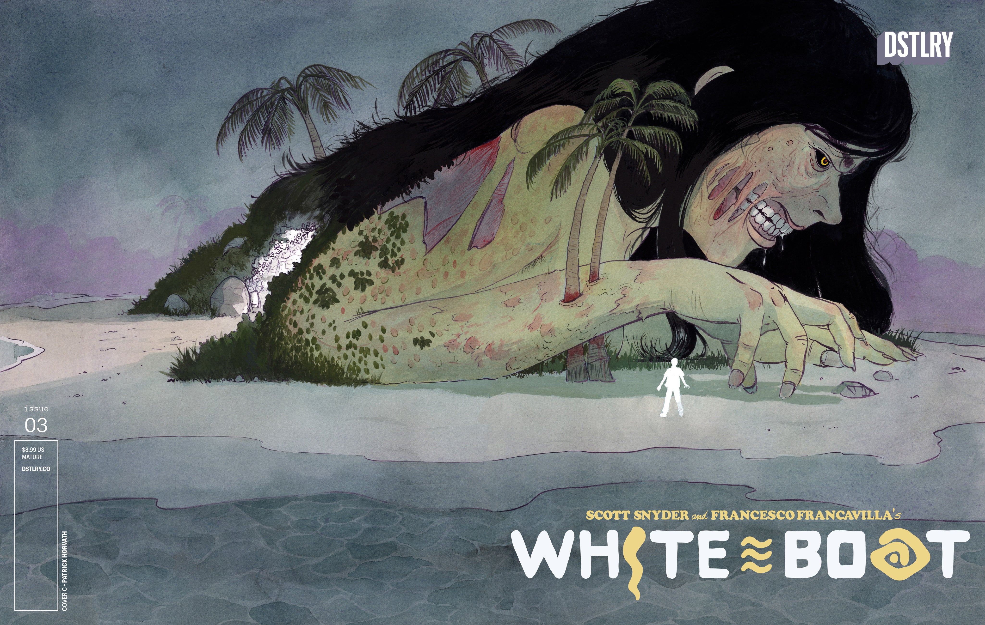 White Boat #3 1:5 Cover C Patrick Horvath Variant