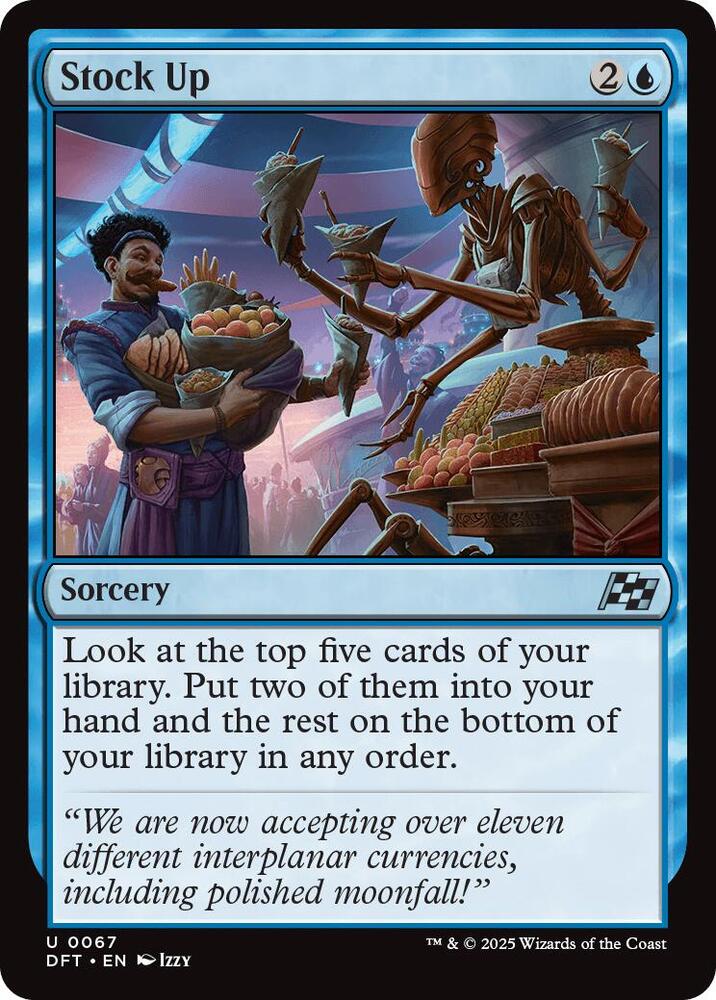 Stock Up - Blue - Staples