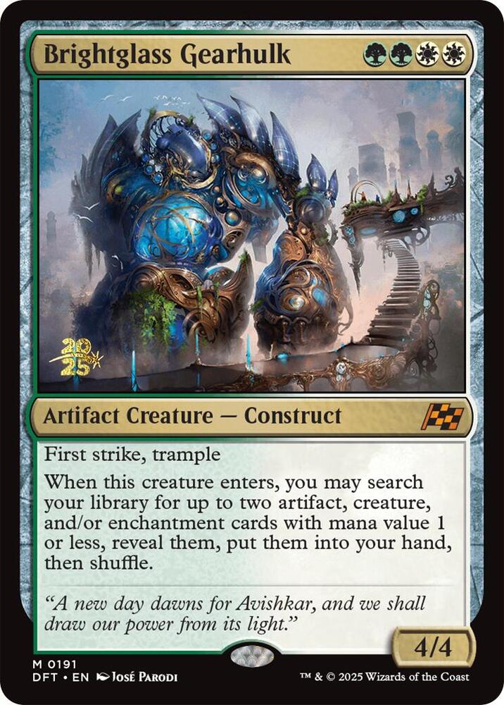 Brightglass Gearhulk - Artifact Construct - Multi-Color
