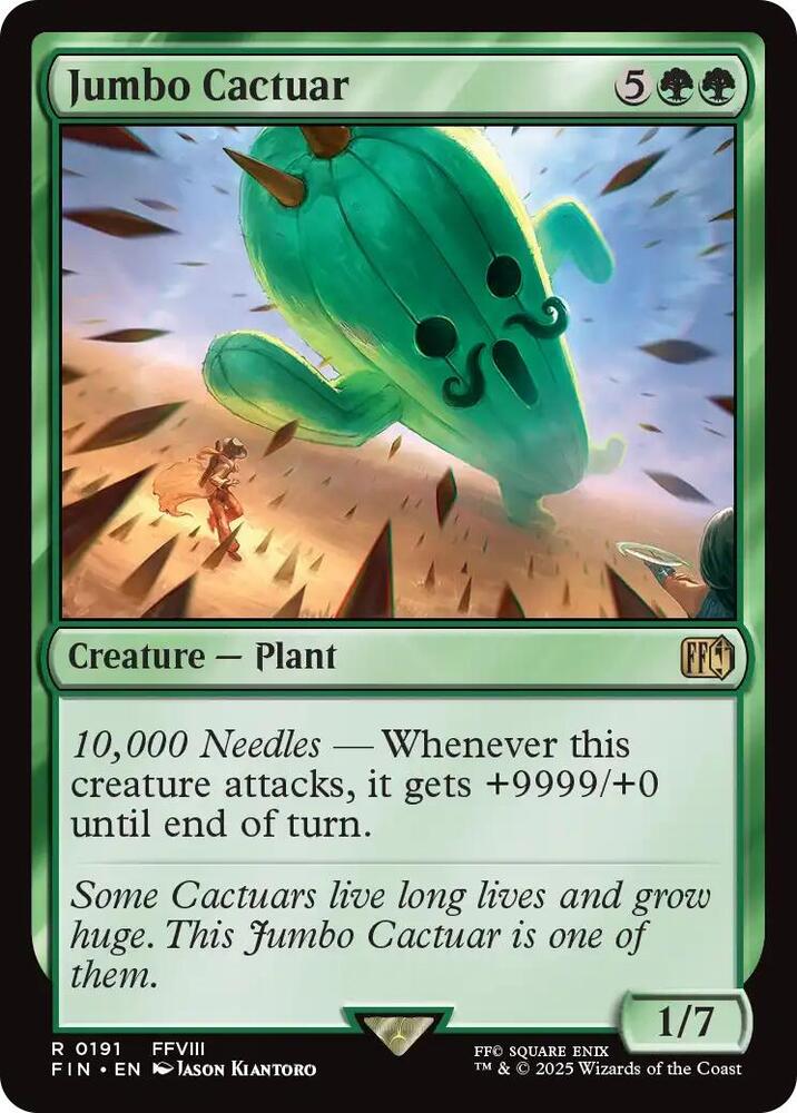 Jumbo Cactuar- Green