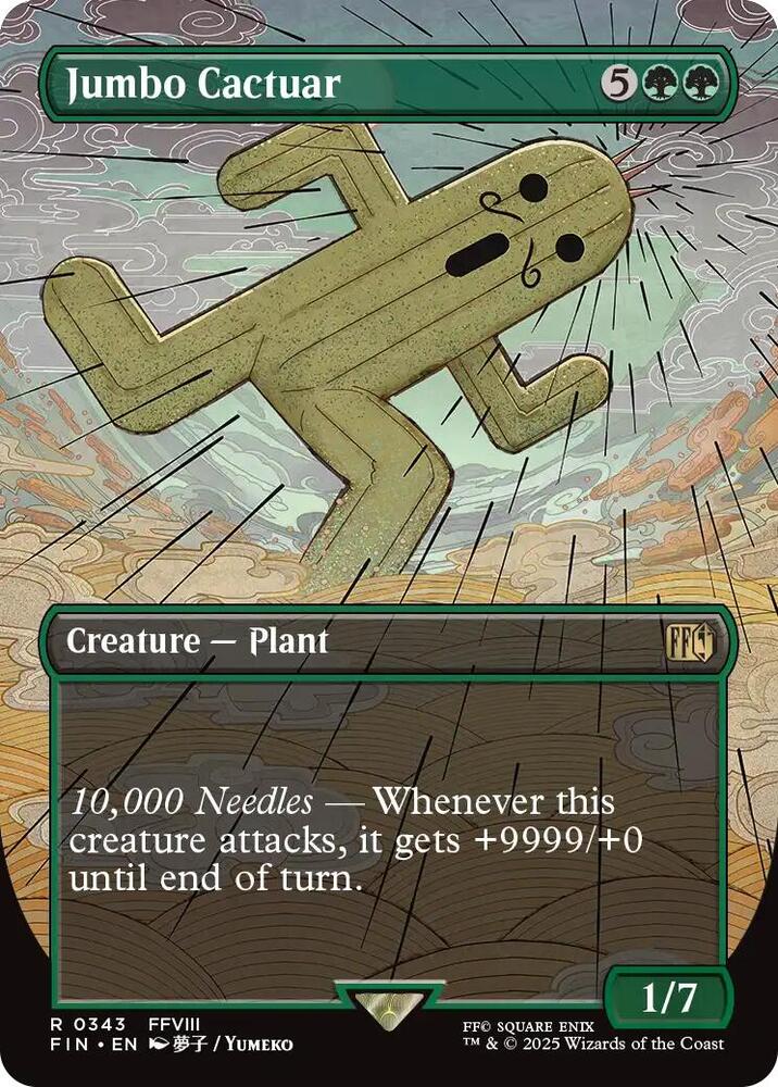 Jumbo Cactuar- Green