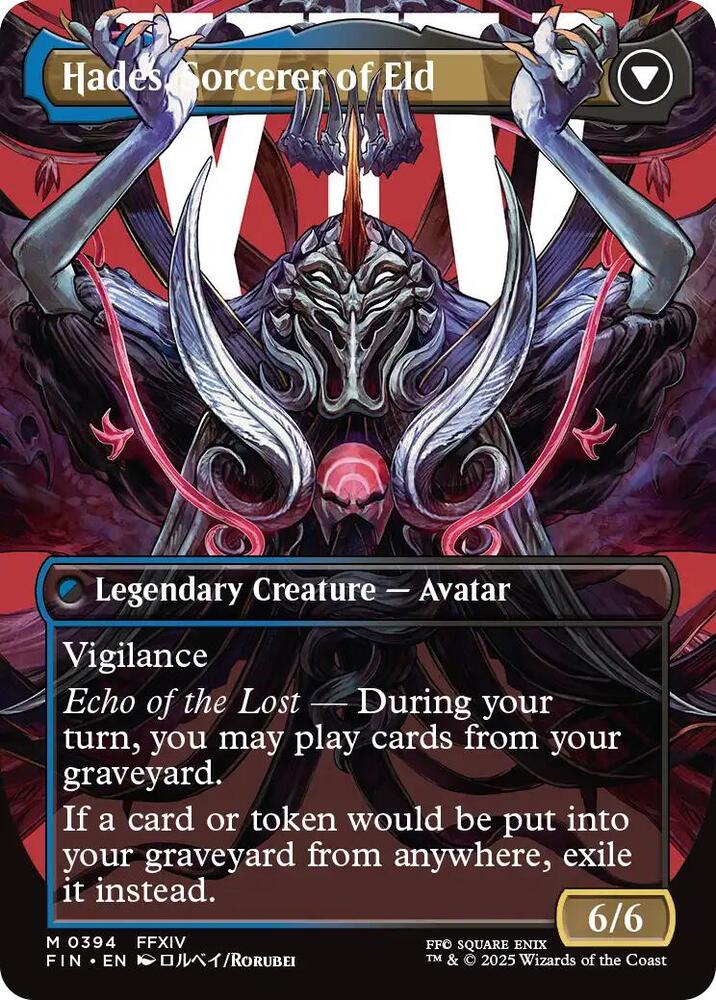 Emet-Selch, Unsundered/Hades, Sorcerer of Eld - Blue/Black