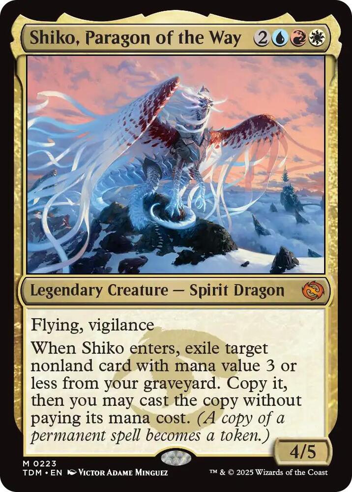 Shiko, Paragon of the Way - Multicolor