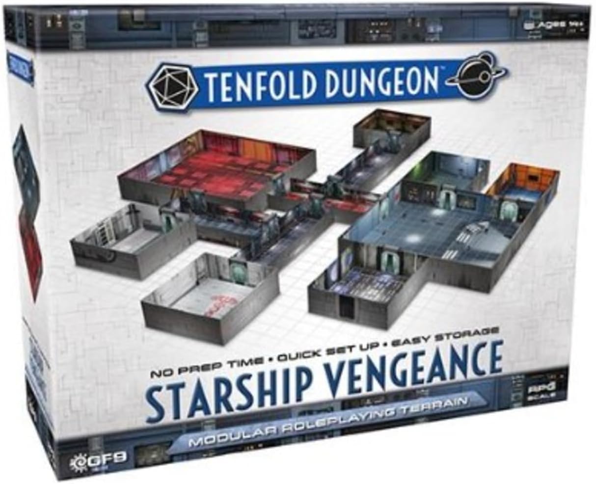 Tenfold Dungeon Starship Vengeance Modular Roleplaying Terrain Set