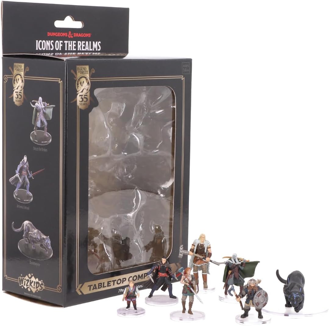 The Legend of Drizzt 35th Anniversary - Tabletop Companions Boxed Set