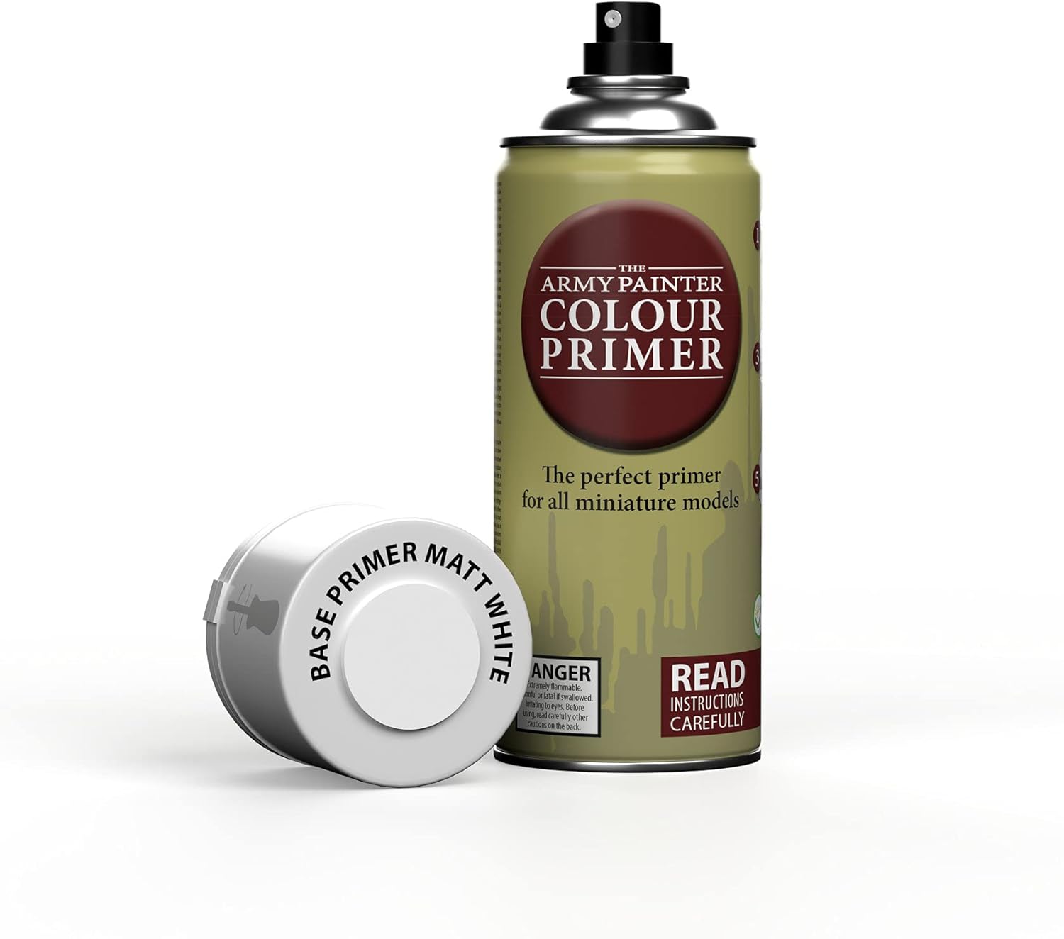 The Army Painter Color Primer Spray Paint, Matt White, 400ml, 13.5oz