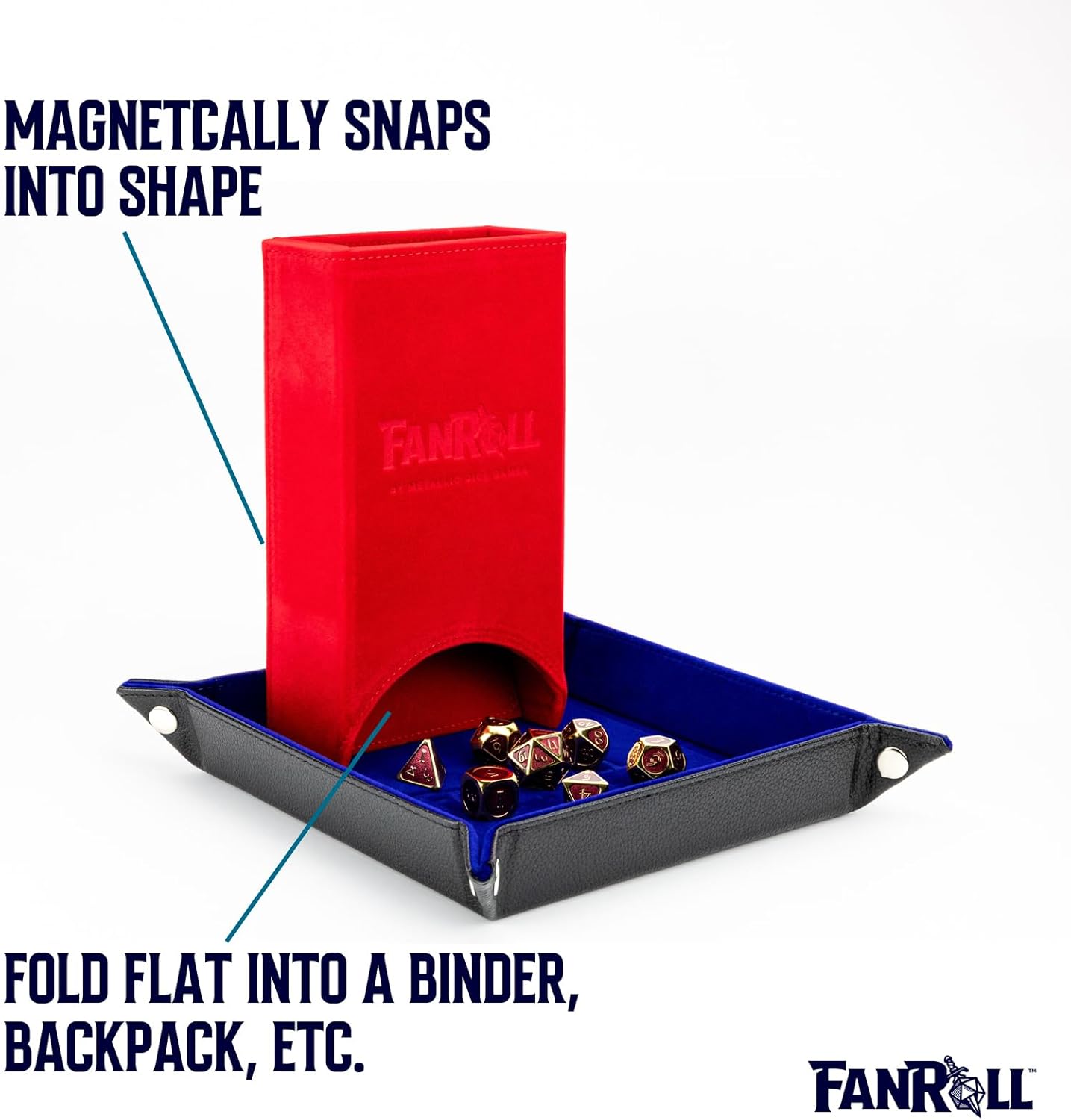MDG Fold Up Dice Tower Red