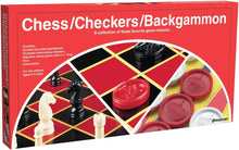 Load image into Gallery viewer, Pressman Chess / Checkers / Backgammon - 3 Games in One
