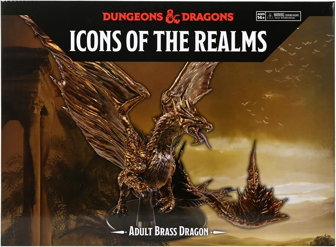 WizKids D&D Icons of The Realms: Adult Brass Dragon