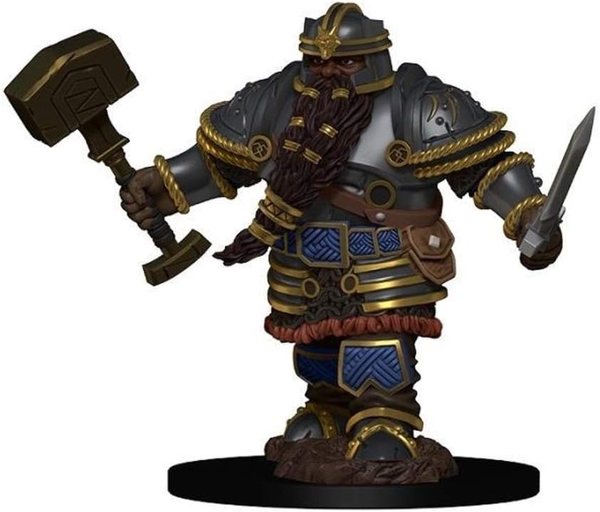 D&D Icons of the Realms Premium Figures: Dwarf Male Fighter