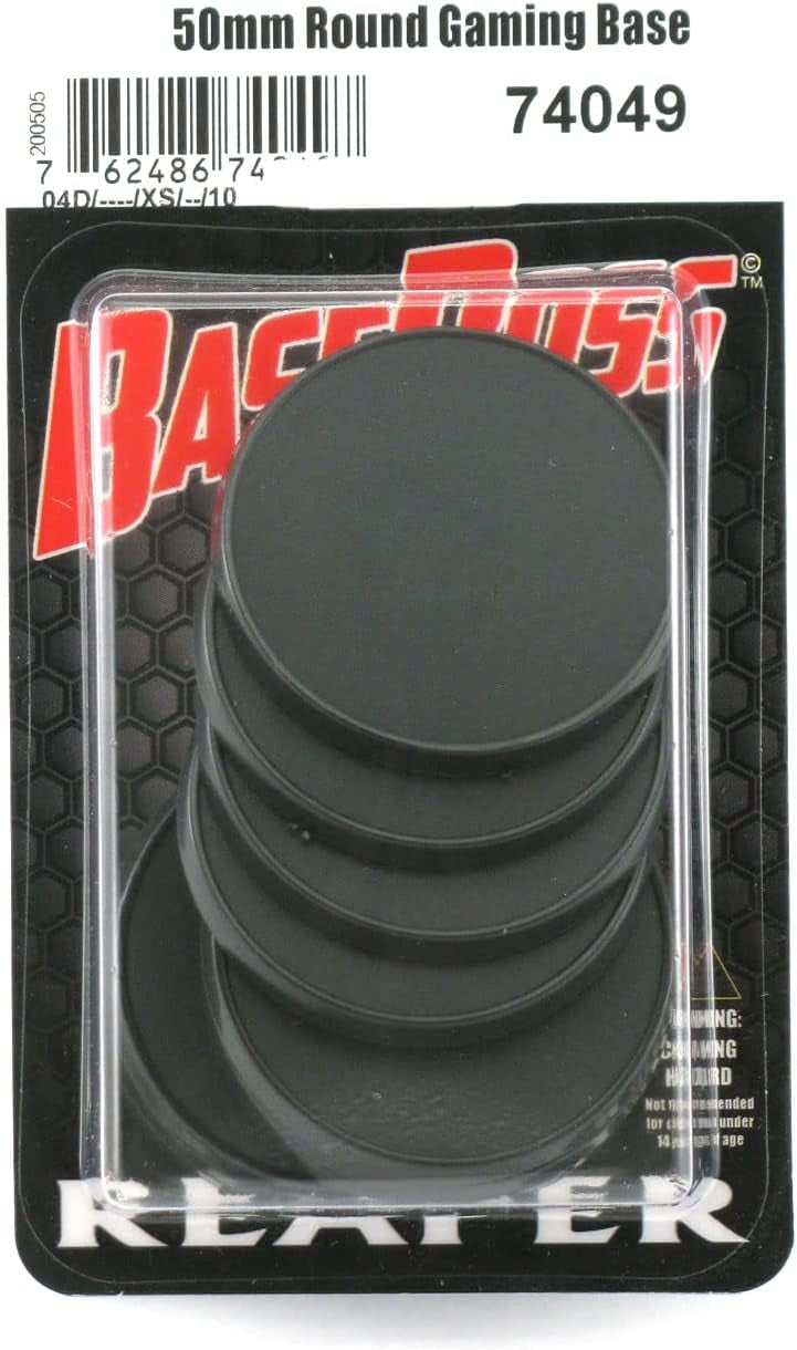 Reaper 50mm Round Gaming Bases