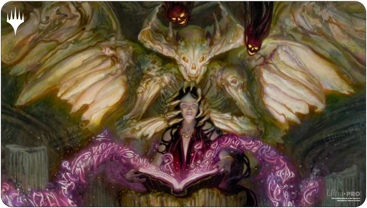 Commander Masters Card Playmat for Magic: The Gathering ft. Demonic Tutor