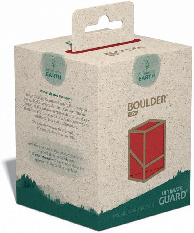 Ultimate Guard RTE Boulder 100+ Deck Case Red