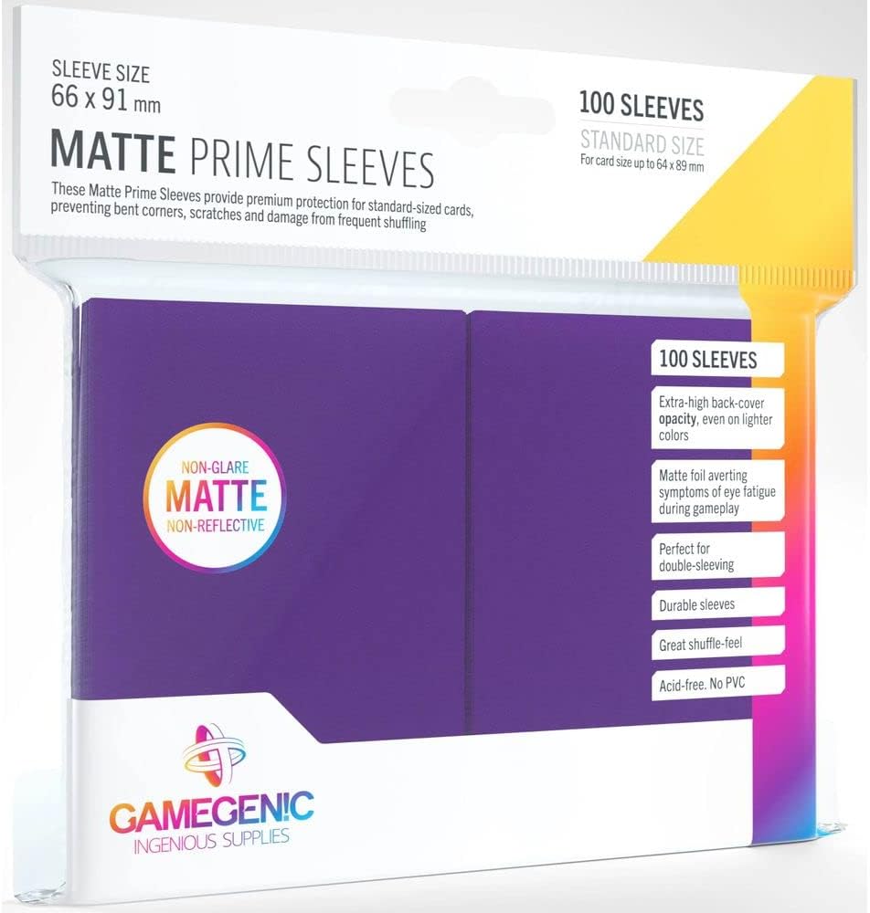 MATTE Prime Sleeves: Purple